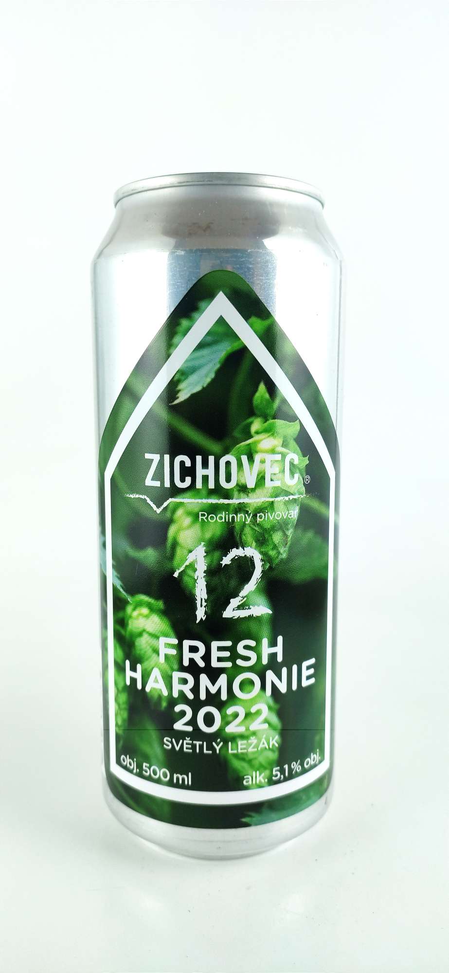 Zichovec Fresh Hop Harmonie 2022 Ležák 12° - Pivní ochutnávka