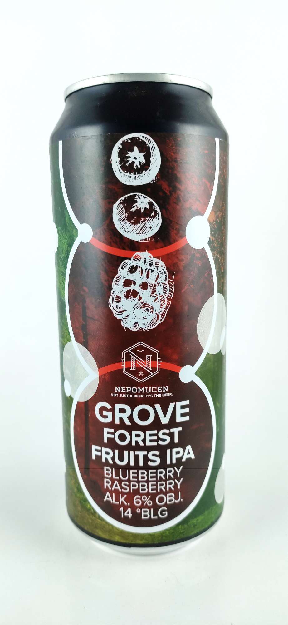 Nepomucen Grove Forrest Fruits IPA Blueberry, Raspberry 14° - Pivní ochutnávka