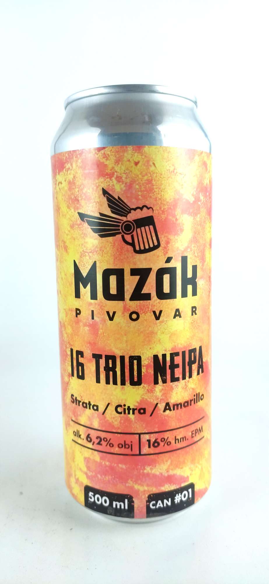 Mazák Trio NEIPA Strata, Citra, Amarillo 16° - Pivní ochutnávka